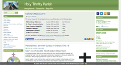 Desktop Screenshot of holytrinityparish.ie